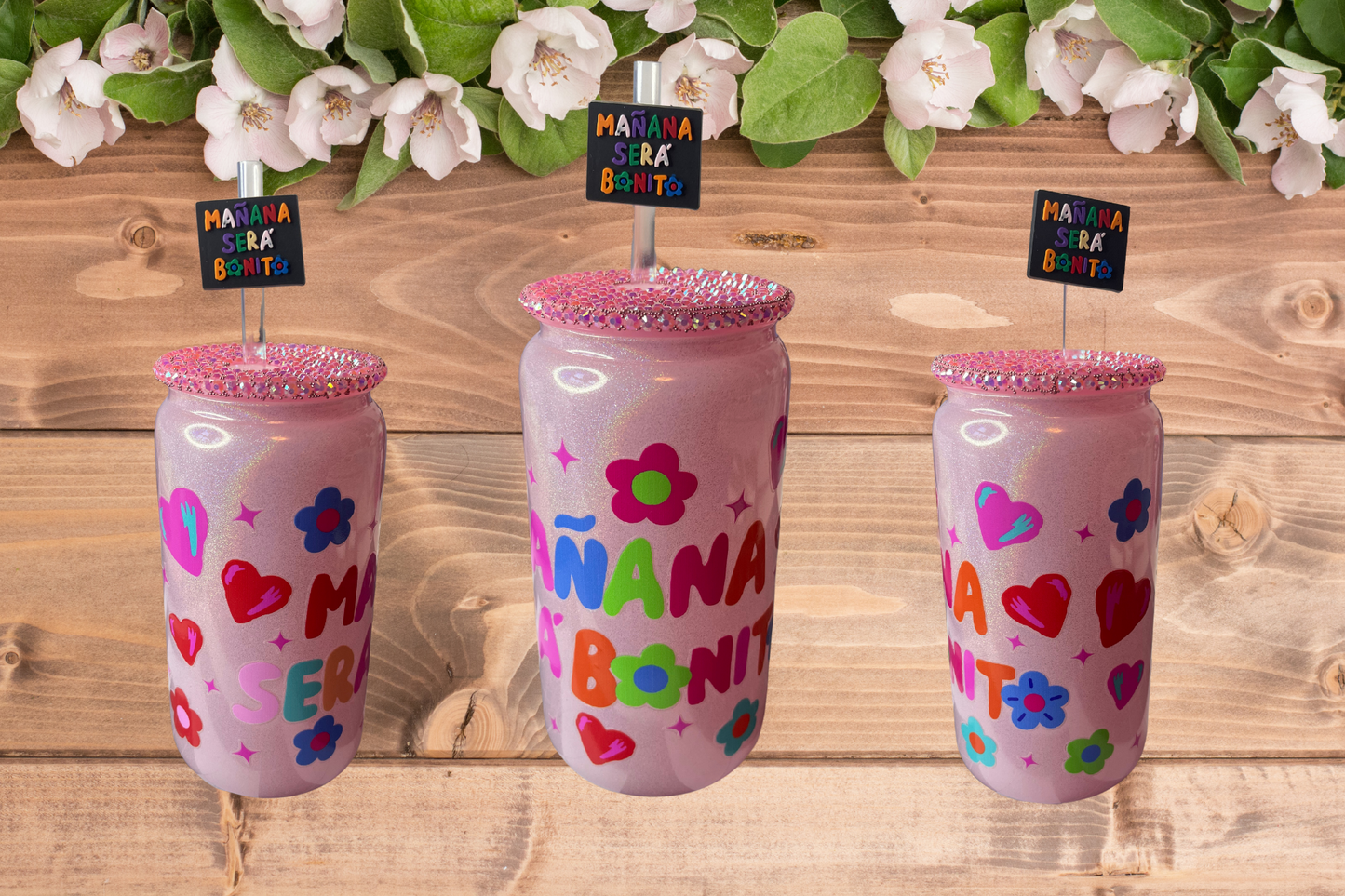 Mañana sera bonito GLASS CUP 16oz