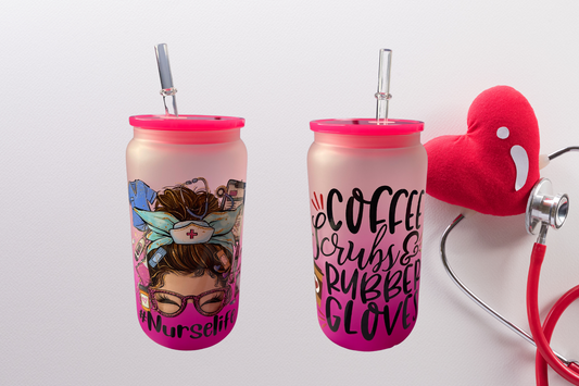 NURSELIFE GLASS CUP 160z